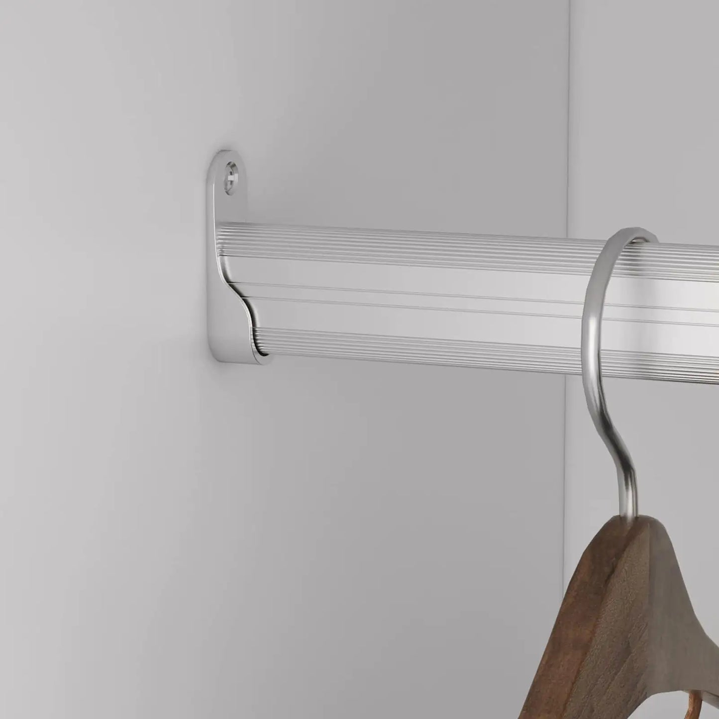 Modern and Simple Closet Shelves - Wall-Mounted Organizer