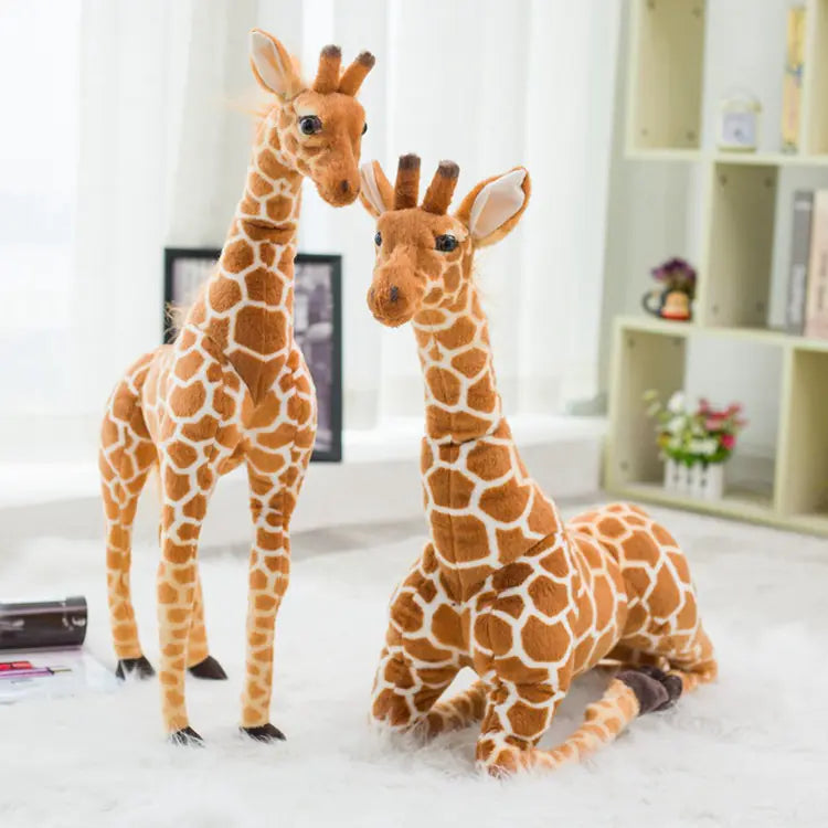 Charming Giraffe Plush Decor & Play Toy