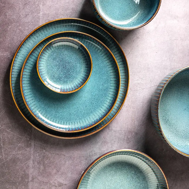 Creative Ceramic Bowl Set for Home Use (Nordic Style)