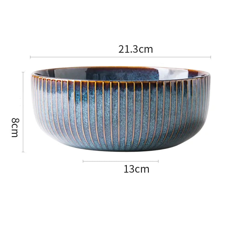 Creative Ceramic Bowl Set for Home Use (Nordic Style)