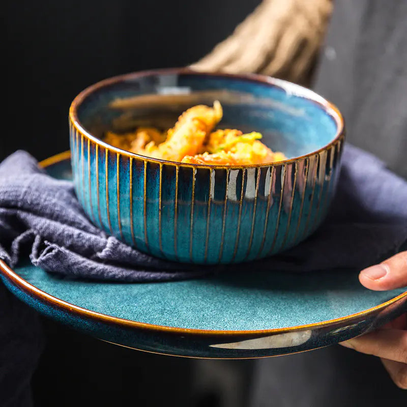 Creative Ceramic Bowl Set for Home Use (Nordic Style)