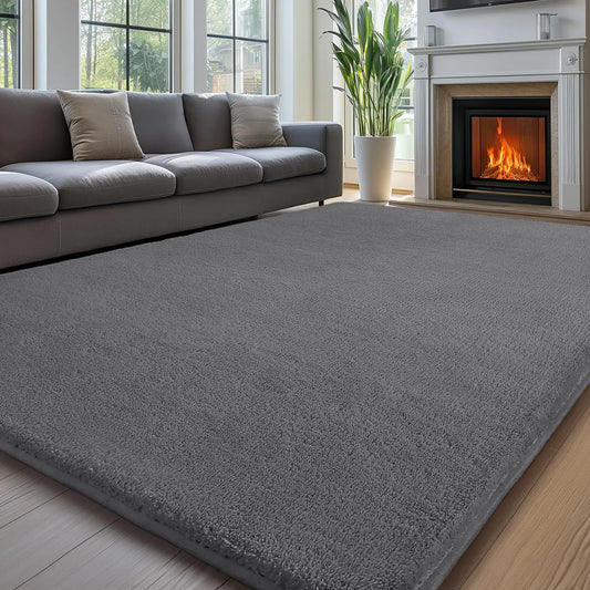 Sour Lemon 9x12 Area Rugs for Living Room Soft Large Area Rug Fluffy Rugs for Bedroom，Machine Washable Area Rug Non Slip Carpet Rugs for Living Room Playroom Kids Room Home Decor