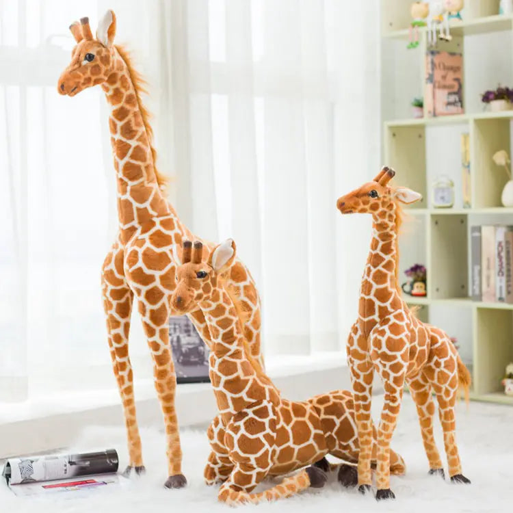 Charming Giraffe Plush Decor & Play Toy