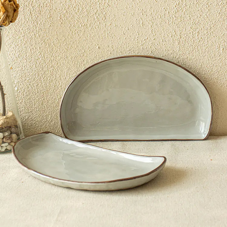 Minimalist Creative Ceramic Snack Platter for Home