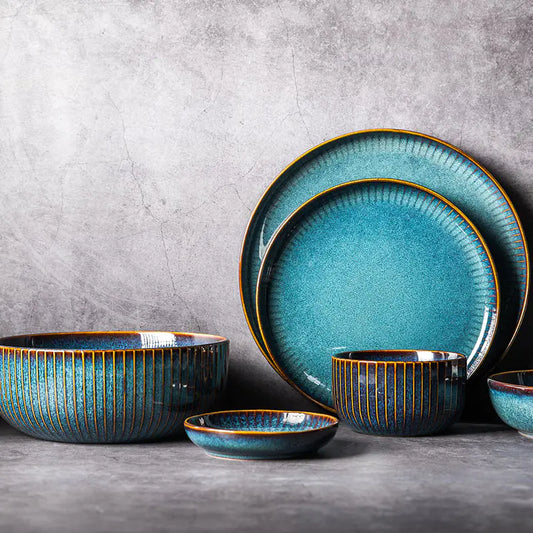 Creative Ceramic Bowl Set for Home Use (Nordic Style)