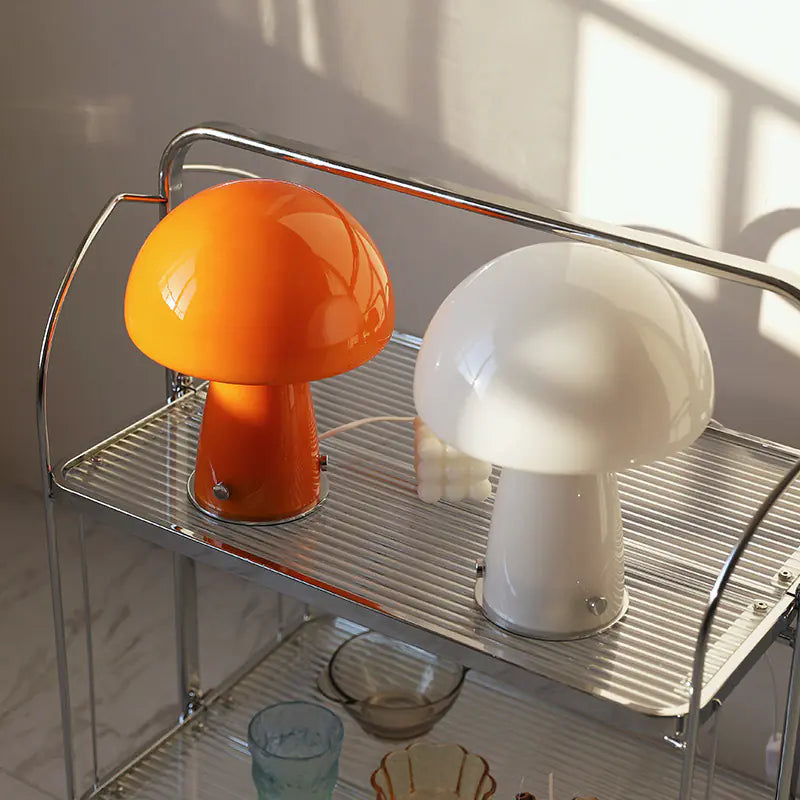 Mushroom Table Lamp - Nordic Glass Ambient Light