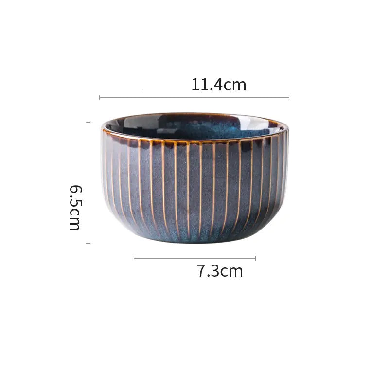 Creative Ceramic Bowl Set for Home Use (Nordic Style)