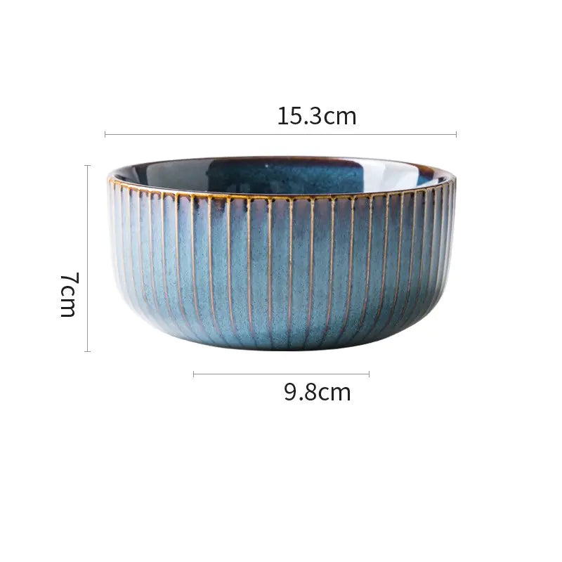 Creative Ceramic Bowl Set for Home Use (Nordic Style)